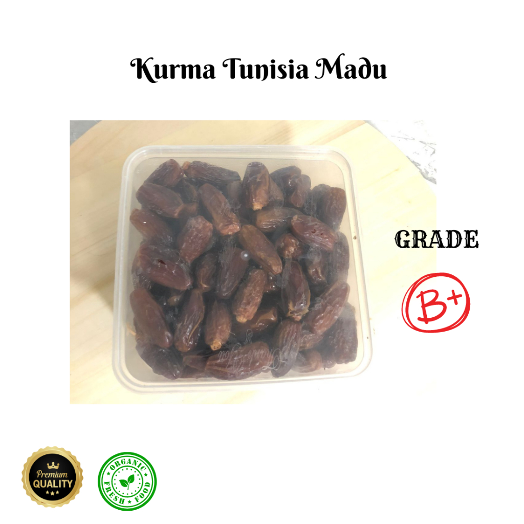 

KURMA TUNISIA NON TANGKAI KERING 1KG / KURMA TUNISIA / KURMA TUNIS / TUNIS NON TANGKAI GRADE B