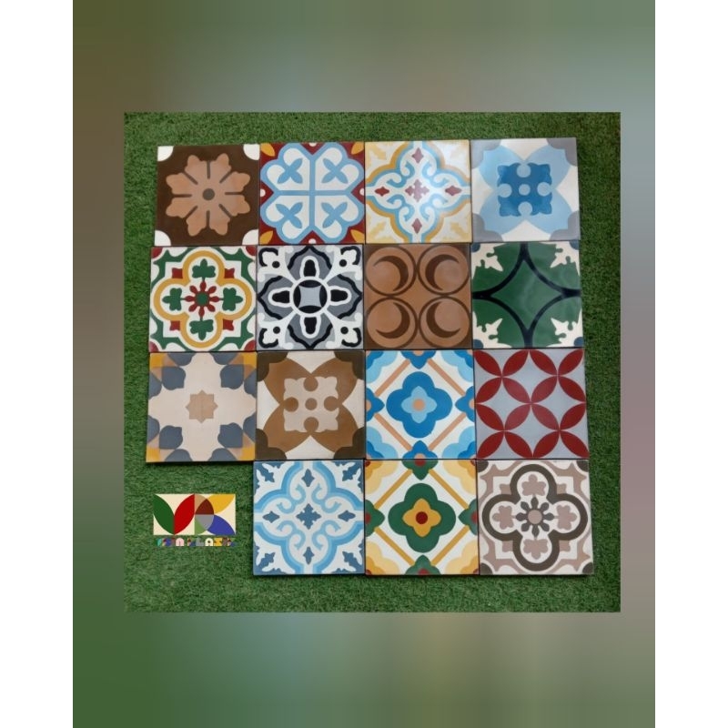 Ubin Klasik Motif uk 20 x 20 cm