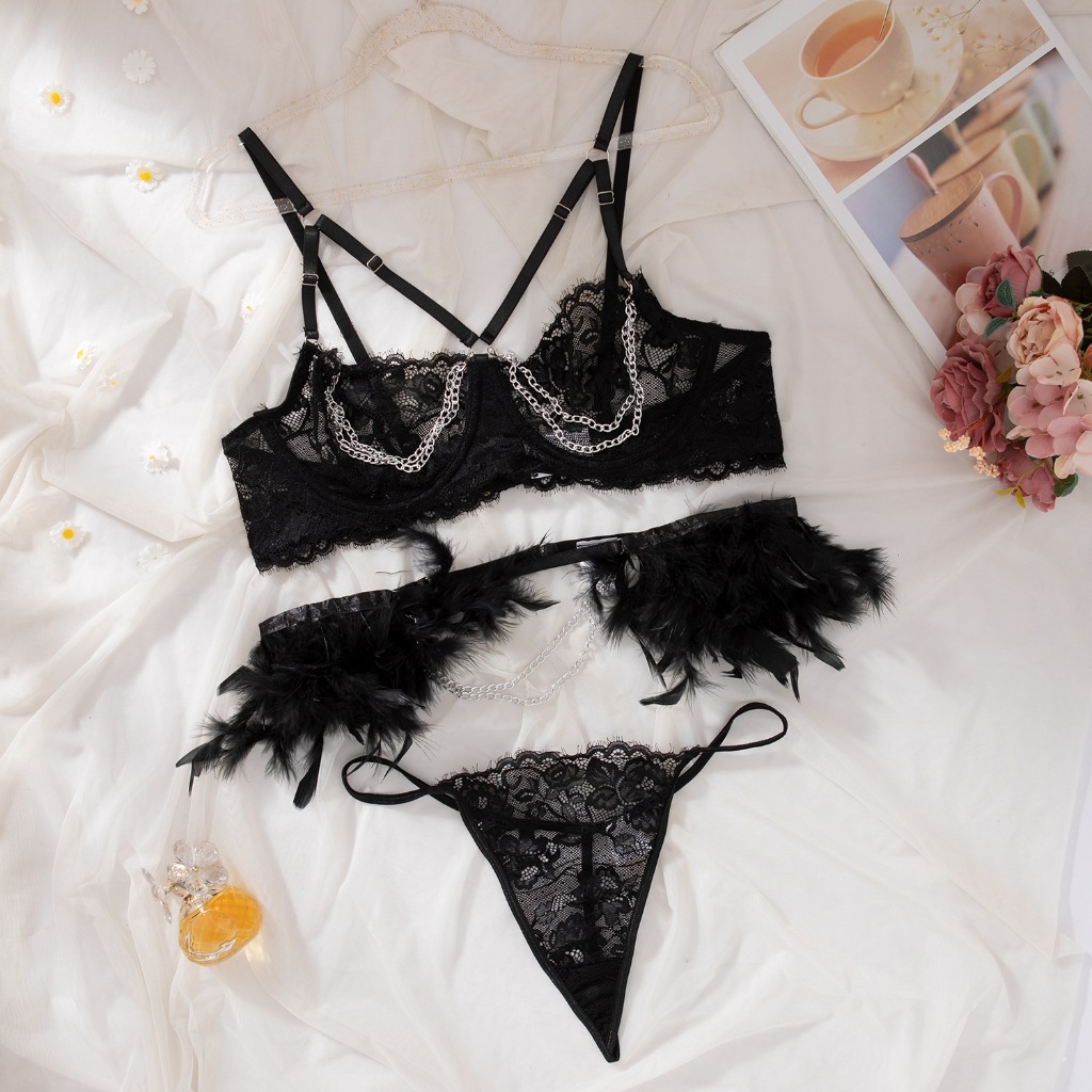 N8926 seksi bra set lingerie bra berkawat bikini seksi hot