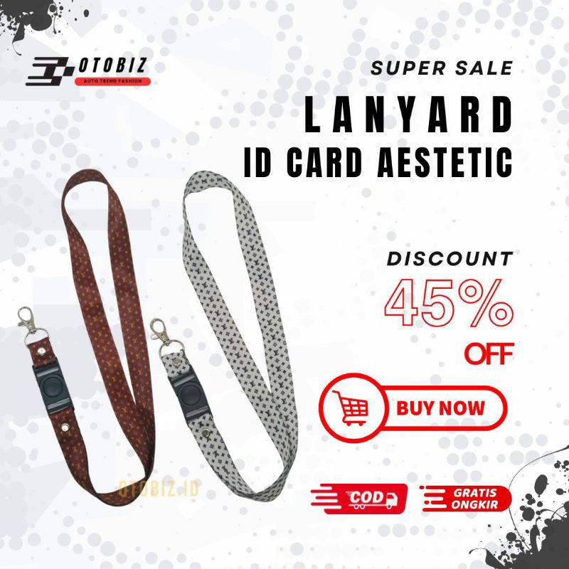 

Lanyard Id Card Aestetic Motif Luxury