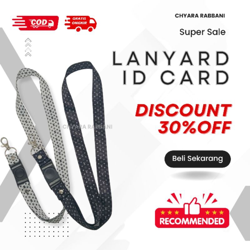 

Lanyard Id Card Aestetic Motif Luxury