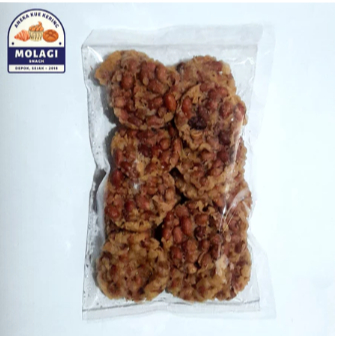 

Peyek Kacang Tanah Asli MAGELANG 250 Gram / Kripik Rempeyek - Molagi Snack
