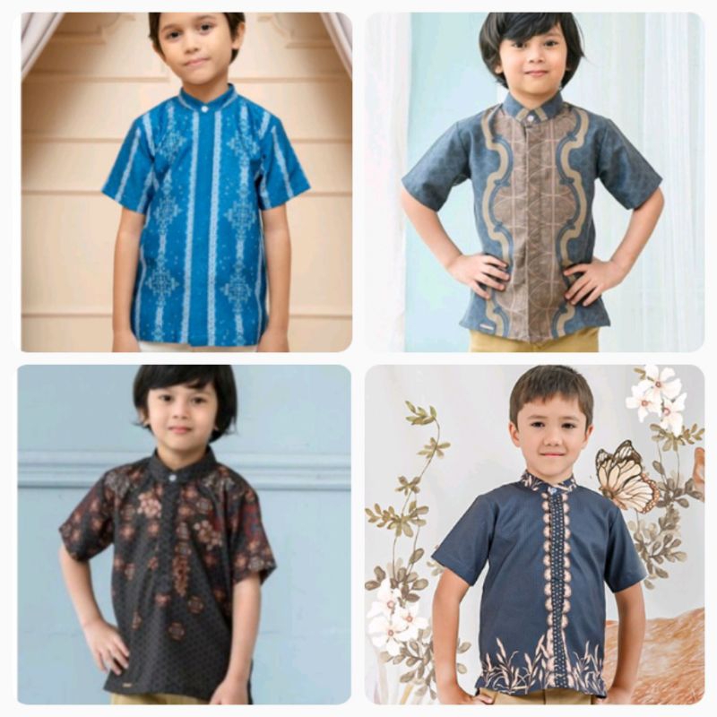 Halmahera shirt boy Dylan shirt Little Kai Little Rayyan Little Dennis shirt boy baju koko anak Wear