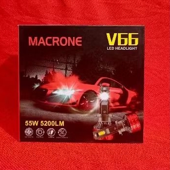 Lampu LED Macrone V66 H4 - LED Macrone V66 Macrone 55 Watt