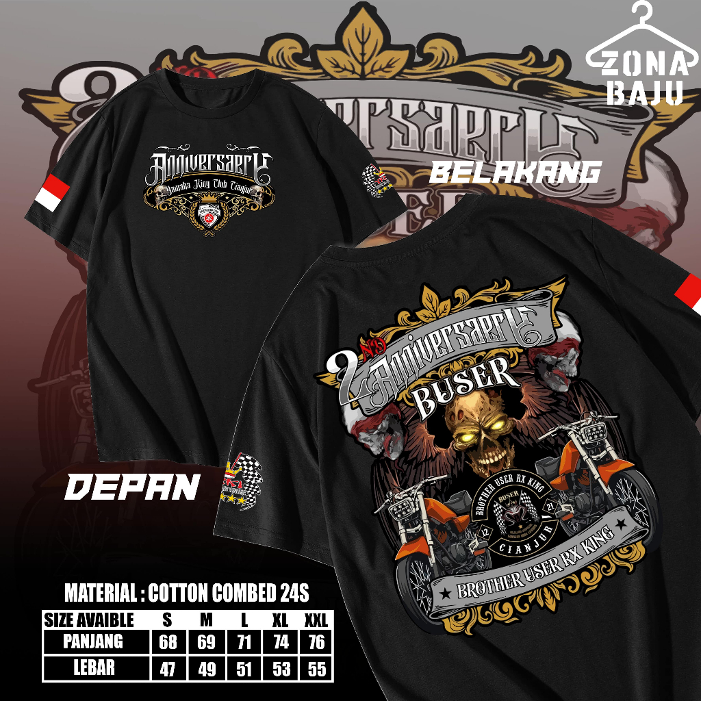 KAOS RX KING 2ND ANNIVERSARY - BROTHER USER RX KING BUSER - KAOS DEWASA