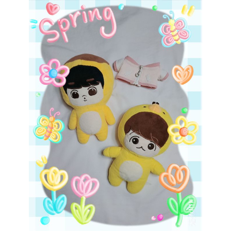 WTS DOLL EXO BAEKHYUN EXO DO EXO SET 2 DOLL FREE BAJU DOLL SIZE 20CM