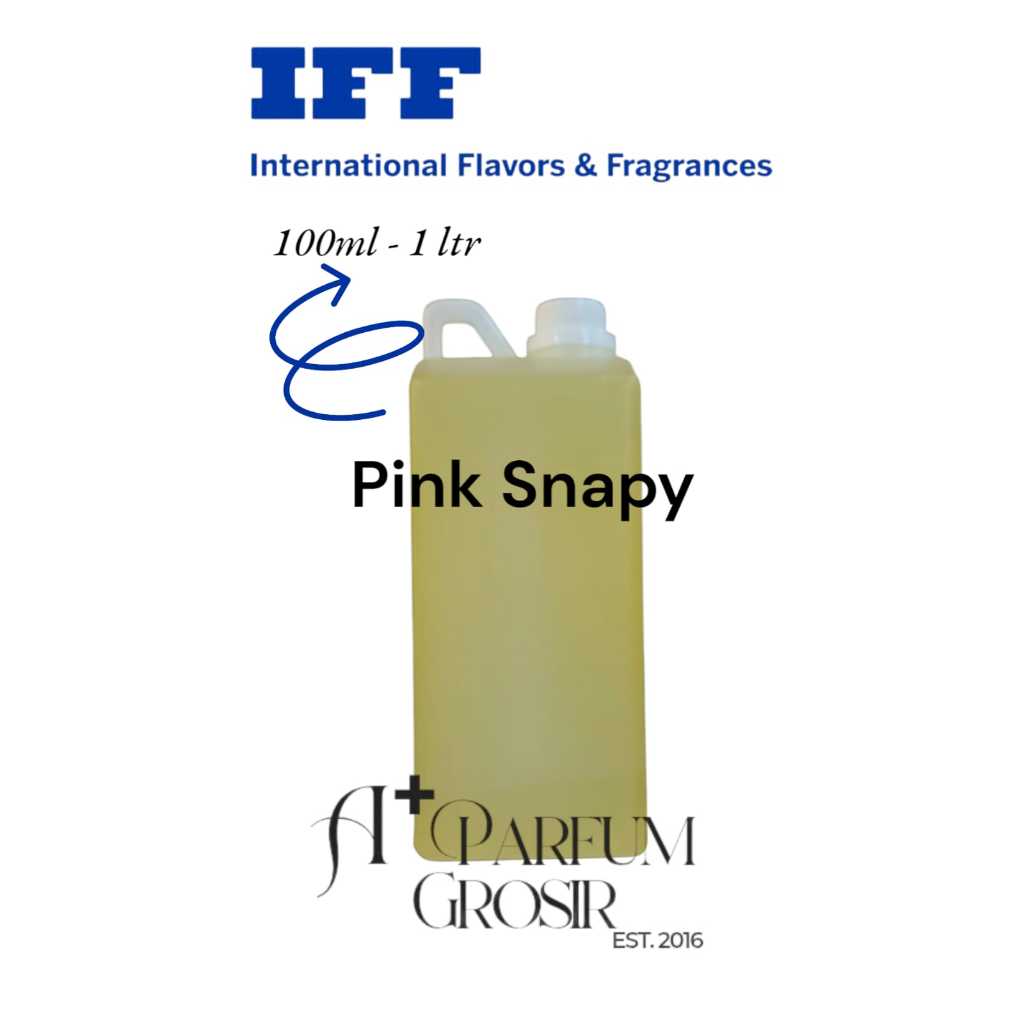 Bibit Parfum Laundry Pink Snapy Original IFF Murni Kemasan 100ml