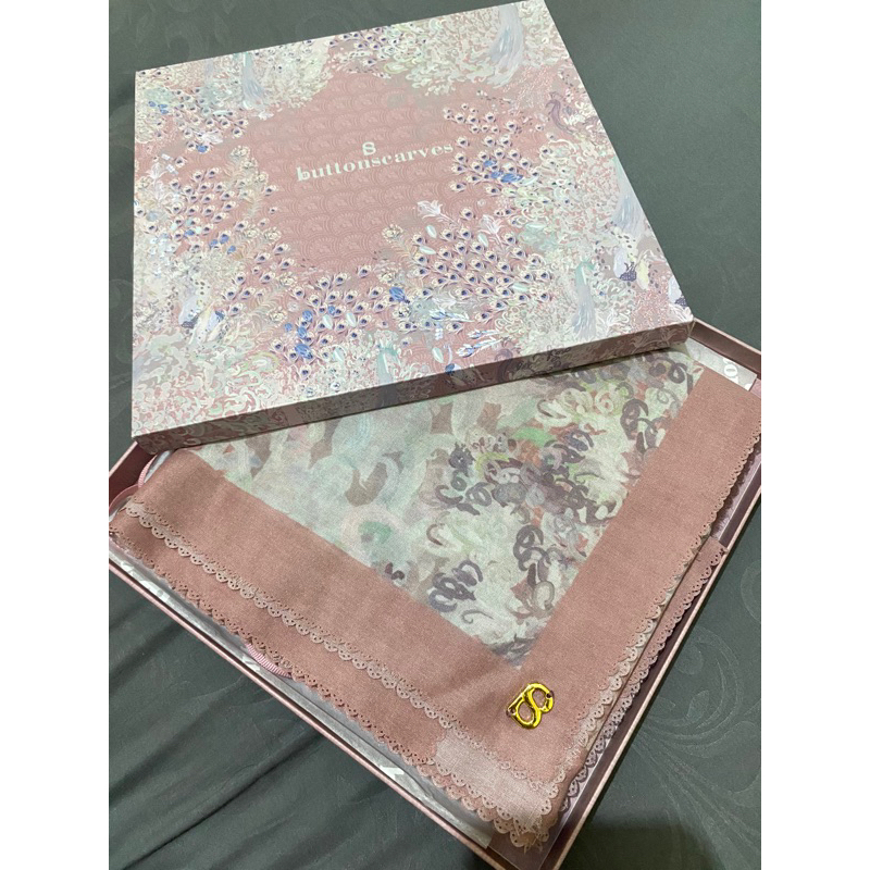 Preloved Buttonscarves Ederra dusty rose