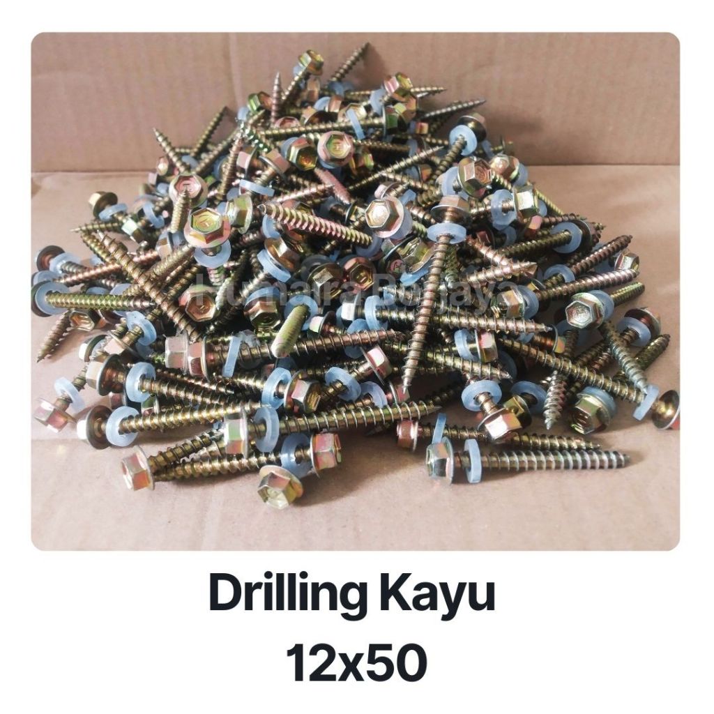 Baut Drilling Kayu 12x50 (5cm)