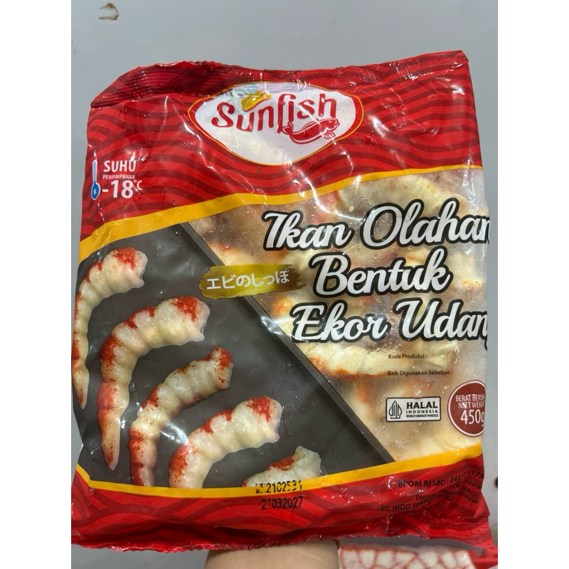 

Sunfish Ekor Udang 500Gr