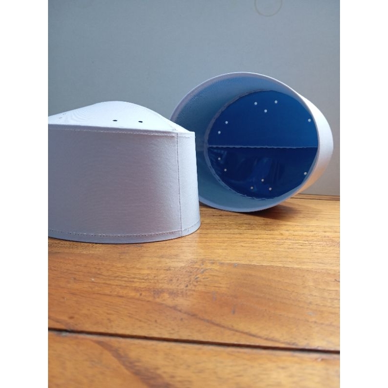 Peci putih fiber super tinggi 10 cm kopiah putih fiber