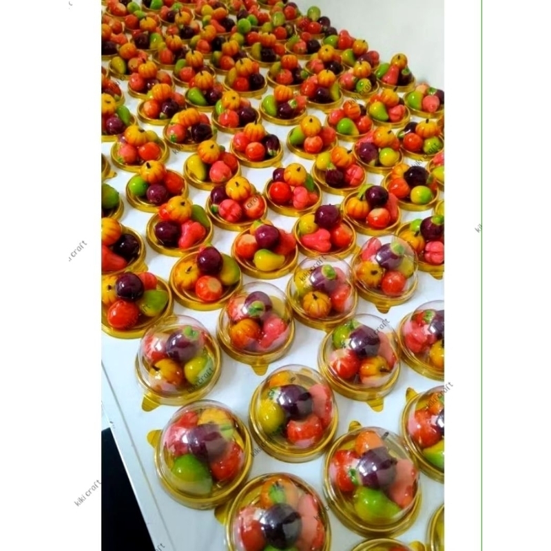 Kue Lukchup / Kue Buah Mini Thailand Mika Bulat isi 5
