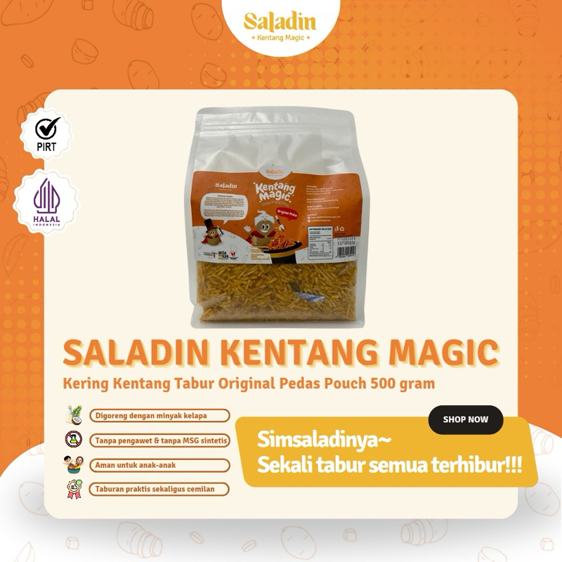 

Kemasan Pouch 500 g | Mustofa | Kentang Kering | Original Kulit Cabe Hijau Level 1-2 Pedas Food Crispy Snack Keripik Makanan pedas keripik kentang cemilan enak non msg