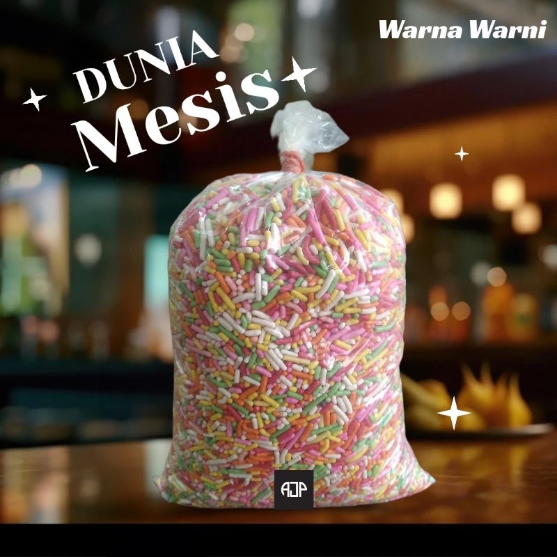 

Meses / Mesis Warna Warni Dunia | Repack 250 gr 500 gr