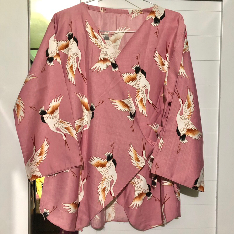 baju blouse wanita pink