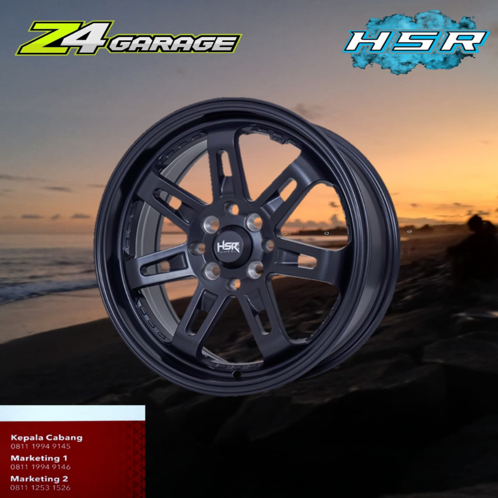 velg racing hsr daimon ring 16 pcd 4x100/4x114,3