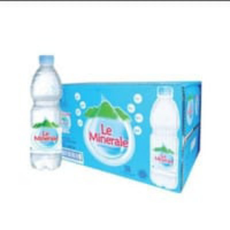 

le minerale 600ml-1 dus isi 24 botol