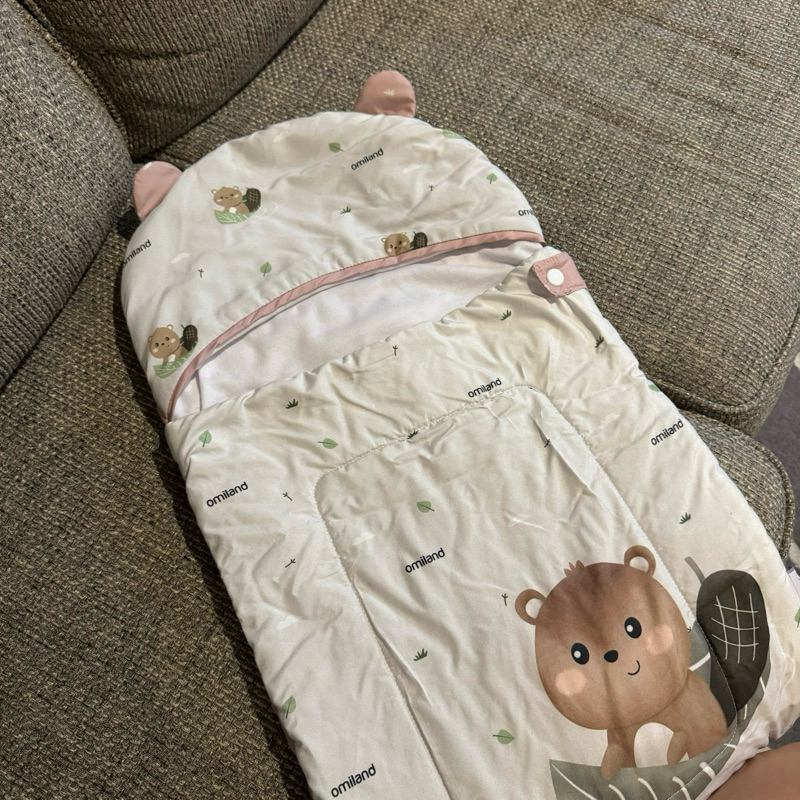 PRELOVED | Omiland Sleeping Bag Selimut Topi Kantong Tidur Bayi Lembut & Hangat