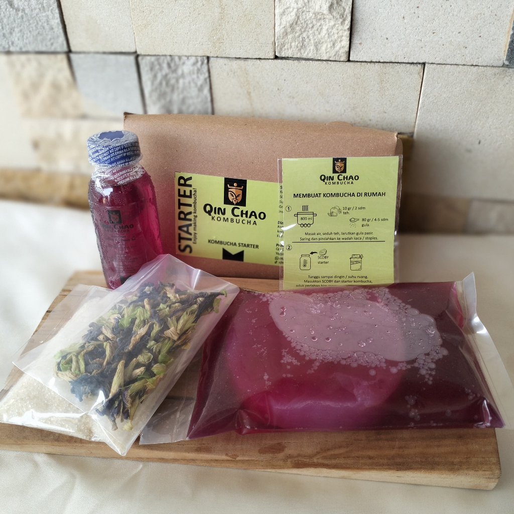 

Paket Starter Kombucha Telang - SCOBY dan Starter untuk Membuat Kombucha Teh Bunga Telang - Fermentasi Teh Bunga Telang / Butterfly Pea Flower Tea