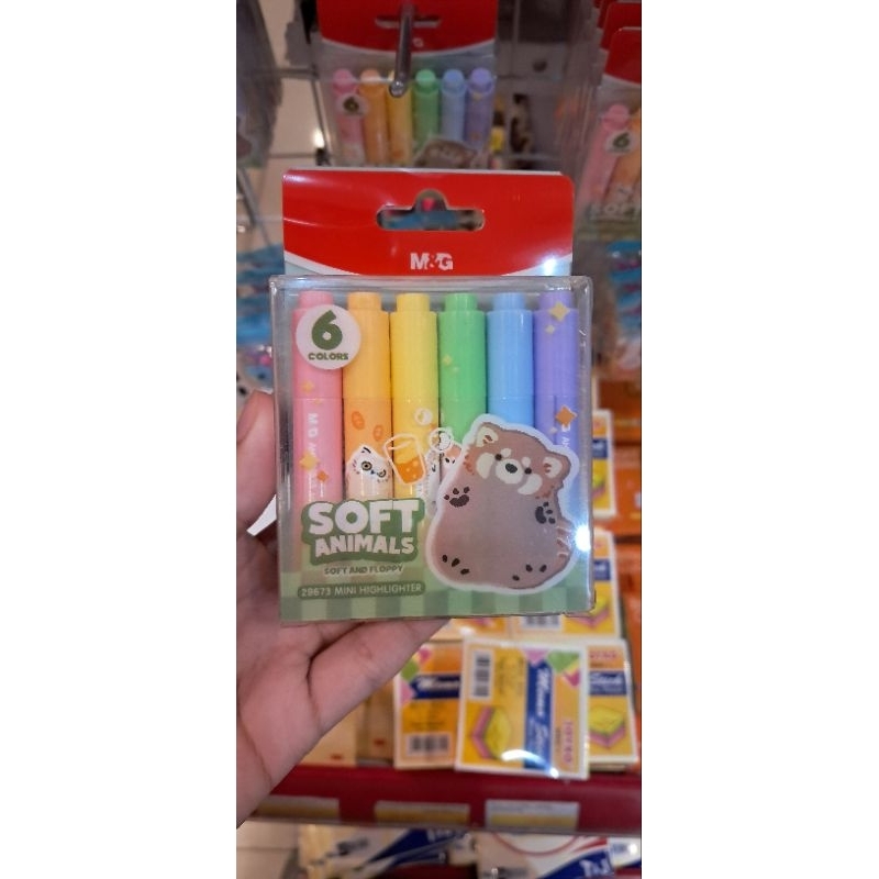 

Mini Highlighter M&G (6 warna)