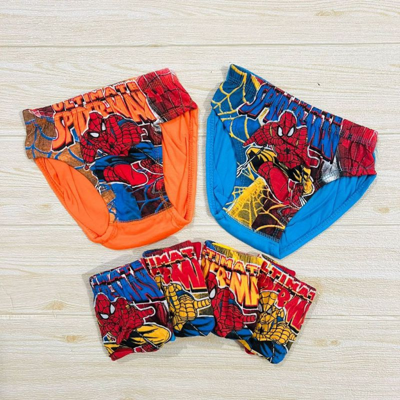 (isi 3pcs) Cd anak cowok spiderman / celana dalam anak anak / cd anak balita