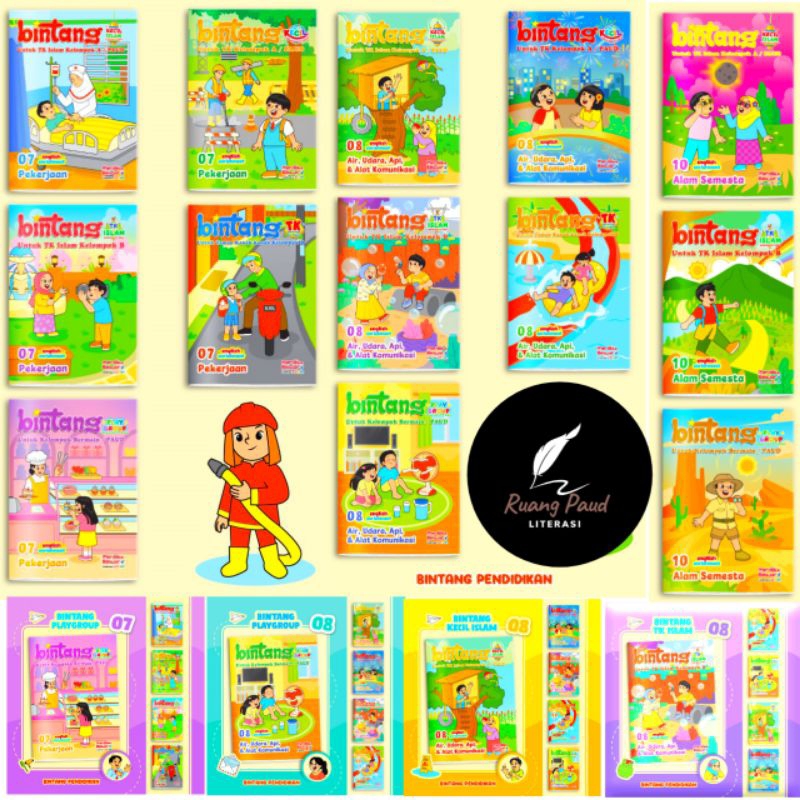 ORI | BUKU MAJALAH BINTANG LKS (UMUM - ISLAMI) | KURIKULUM MERDEKA | BUKU TK PAUD & RA