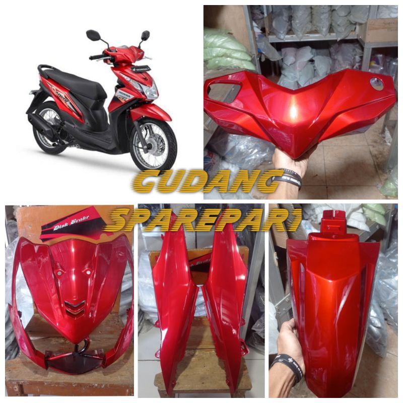 BODI BEAT FI Full bodi halus beat fi merah maroon 2013-2015 stater kasar, Full halus beat fi injecti