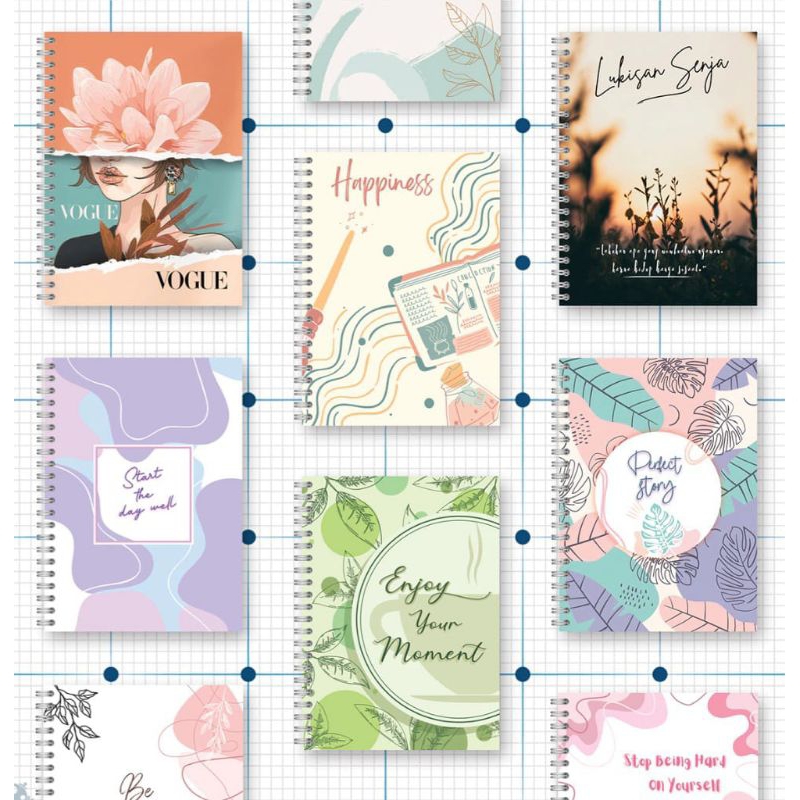 

BUKU TULIS SEKOLAH A6 NOTEBOOK MINI JOURNAL A6 DIARY BOOK BUKU CATATAN AESTHETIC BUKU TULIS SPIRAL
