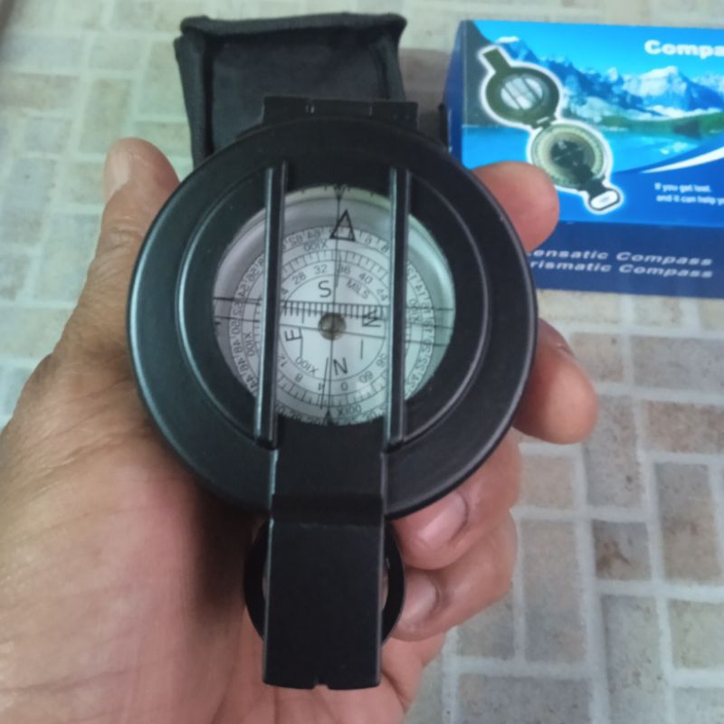 Kompas Bidik Lensatic kompas DC60-1B bady Aluminium