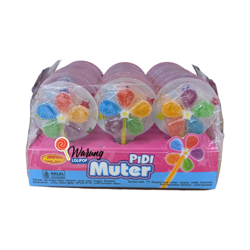 

Permen Kipas Lunak 30 x 10 Gr Rasa Buah by Warung Lolipop