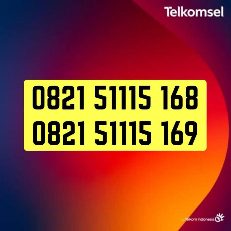 Sepasang Nomor Cantik Simpati Hoki 168