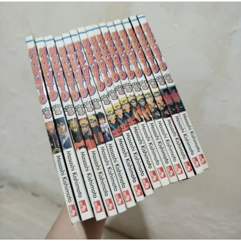 Komik Naruto vol 60-69 cabutan kolpri