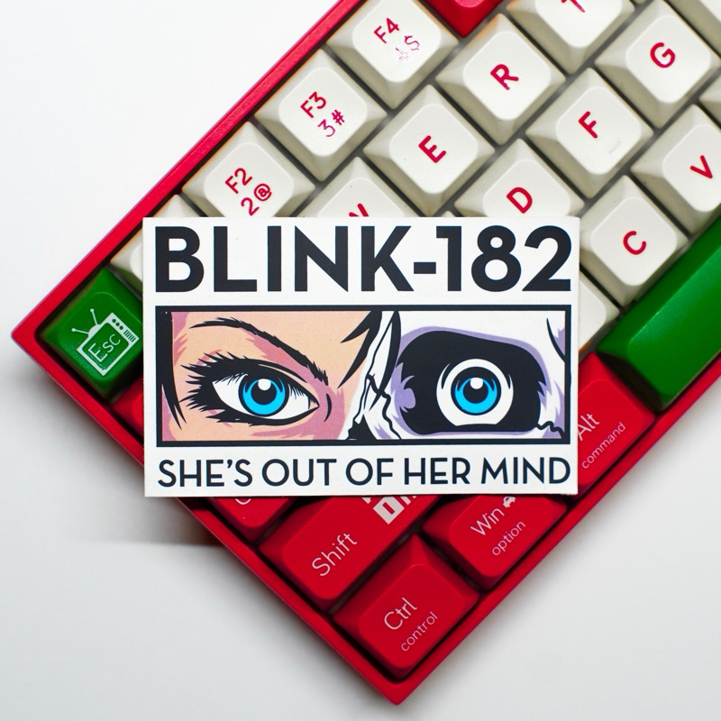 

STICKER BLINK-182 SHE'S OUT OF HER MIND