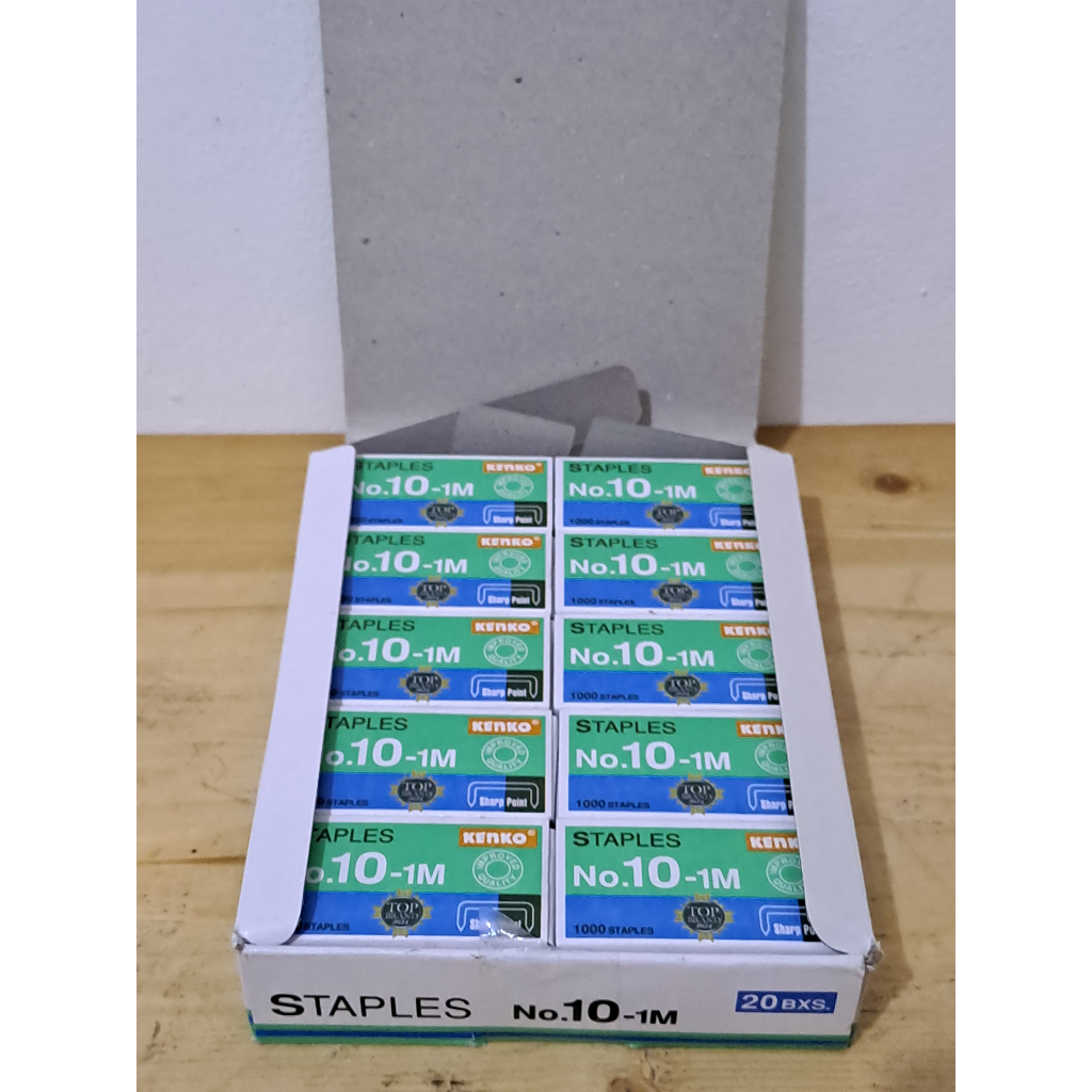 

Staples Kenko No.10 (Kecil) / Isi Stapler Hekter No.10-1M (1 Box)