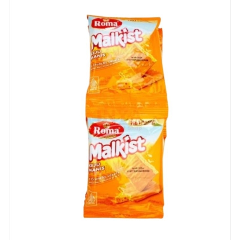 

Malkist keju manis renceng 10 x 18gr