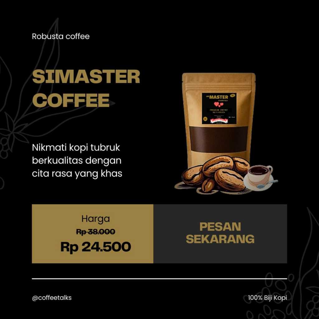 

Kopi robusta lokal premium - roasting fresh | rasa kuat aroma mantap | kopi bubuk halus 200gr