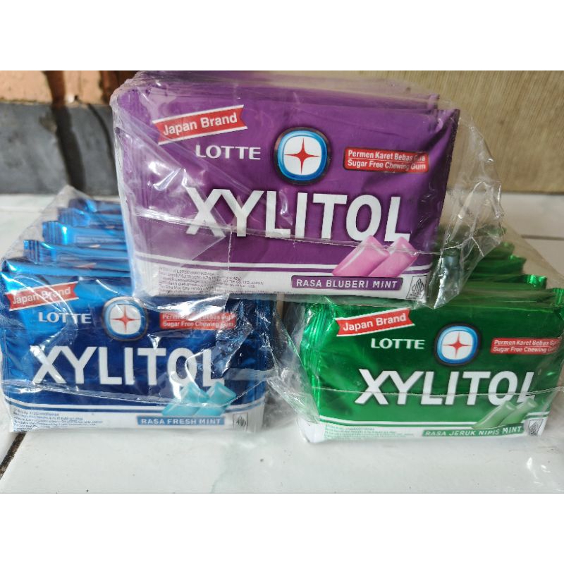 

LOTTE XYLITOL PERMEN MINT 1PACK ISI 10