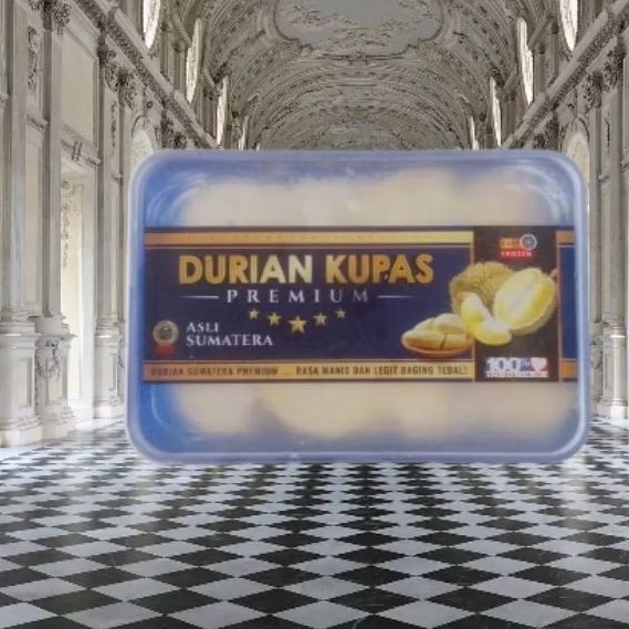 

Durian Kupas Sumatera Premium | Duren Frozen berat ± 500 gram 1 box