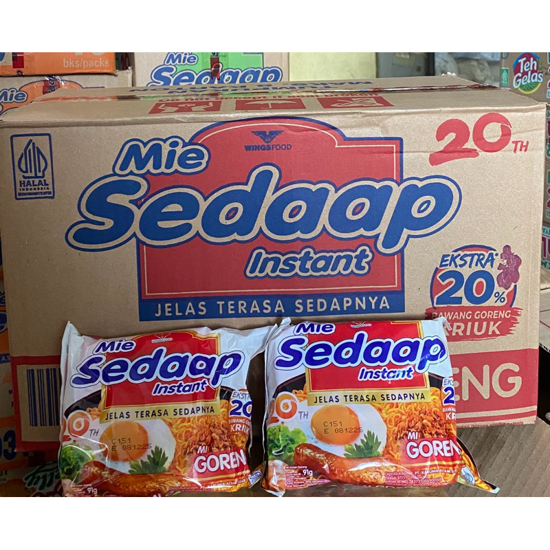 

MIE SEDAAP GORENG 1 DUS ISI 40pcs