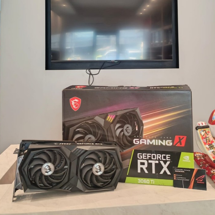 MSI RTX 3060 Ti / RTX 3060TI 8GB GAMING X 8G GDDR6 - Second Garansi 7 hari