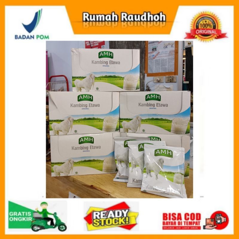 

SUSU KAMBING ETAWA FULL CREAM ORIGINAL AMH 5 BOX / KAYA VITAMIN / MEREDAKAN REMATIK / MENCEGAH OSTEOPOROSIS / MENINGKATKAN DAYA TAHAN TUBUH