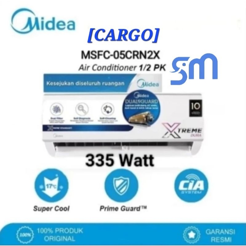 [CARGO] AC Midea 1/2 PK MSFC-05CRN2 05CRN 0,5
