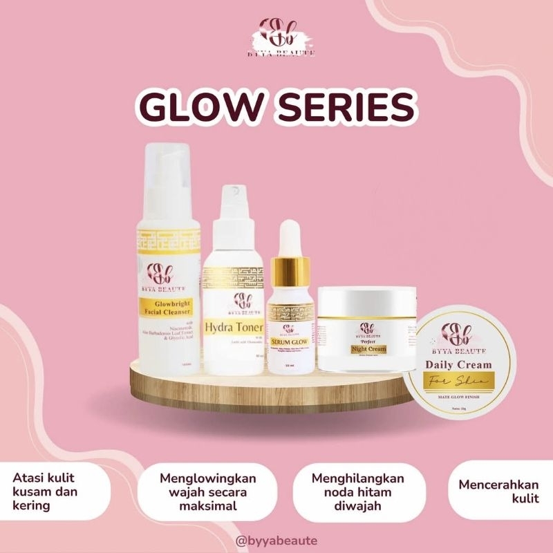 SKINCARE BYYA BEAUTE SERIES GLOW BRIGHT/GB (HALAL& BPOM) (READY STOK)
