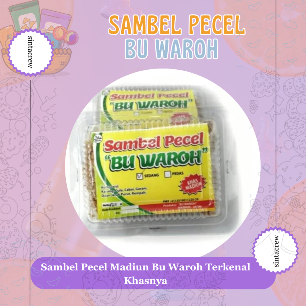 

Sambel Pecel Madiun Bu Waroh Terkenal Khasnya