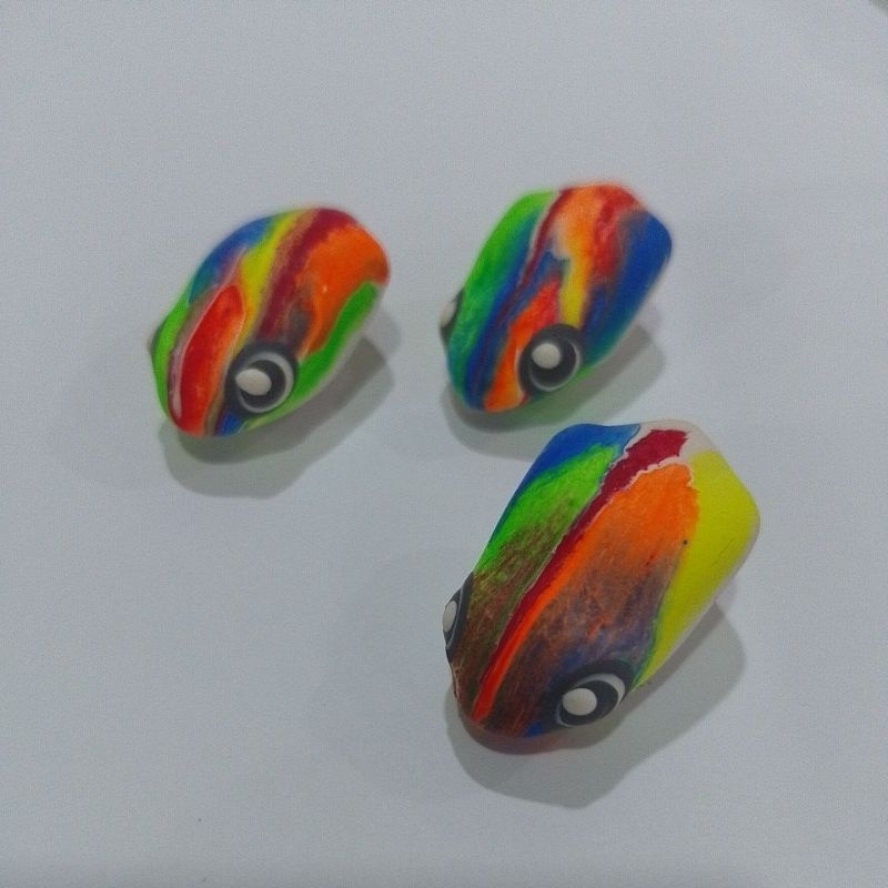 Kulit Soft Frog / Cangkang 3,5cm 5warna