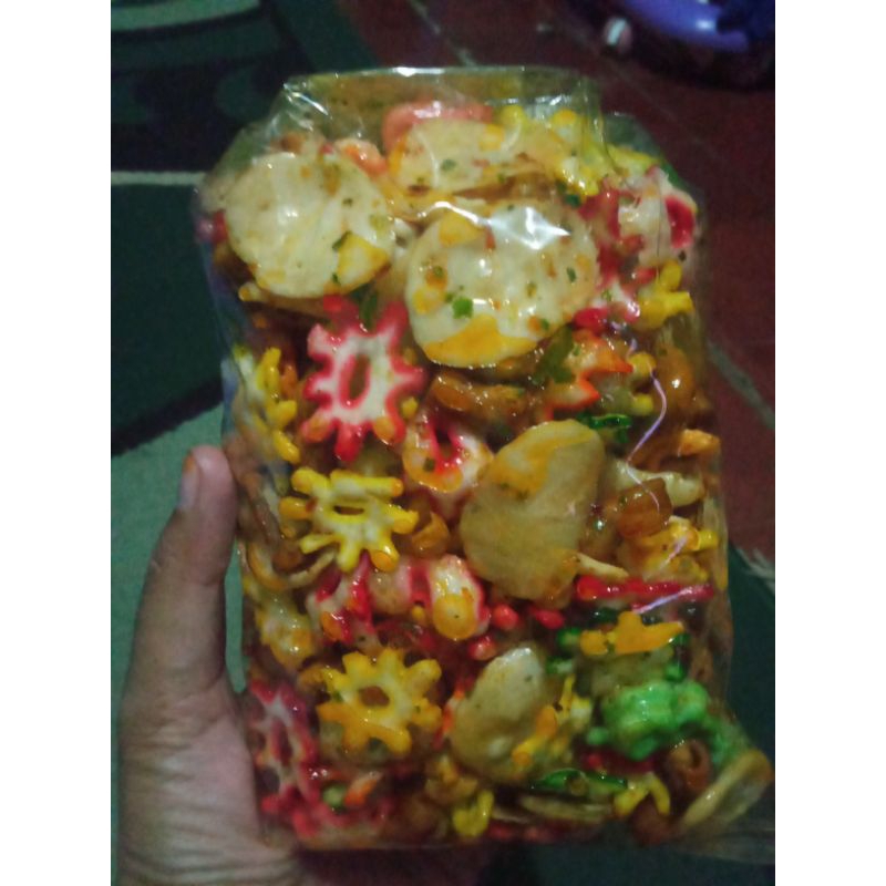 

Seblak bantat campur chili oil