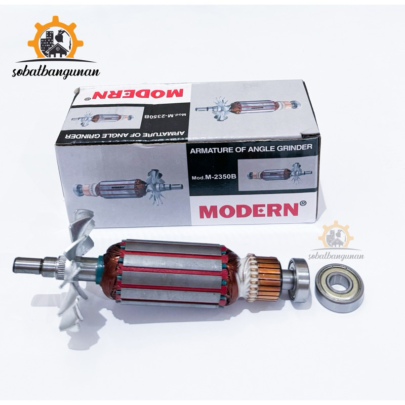 Angker MODERN M2350B / Armature Grenda M2350B / Angker Rotor Gerinda