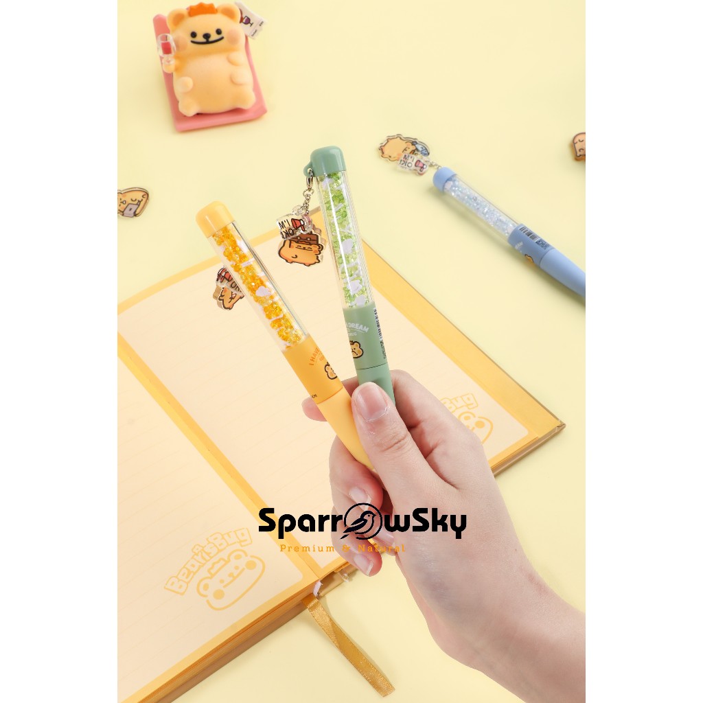 

SPARROW Pen Silikon / Silicone Pen / Pen Karakter Lucu Cantik TRENDY FANCY FUN PEN - BEARSISBUG (8262)