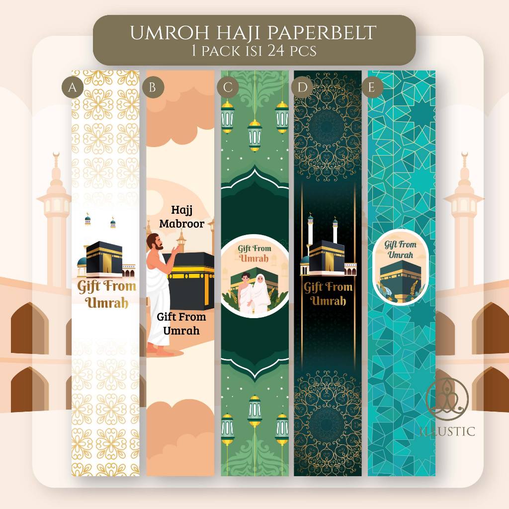

Paperbelt Sleeve Umroh Haji (isi 24 Pcs)