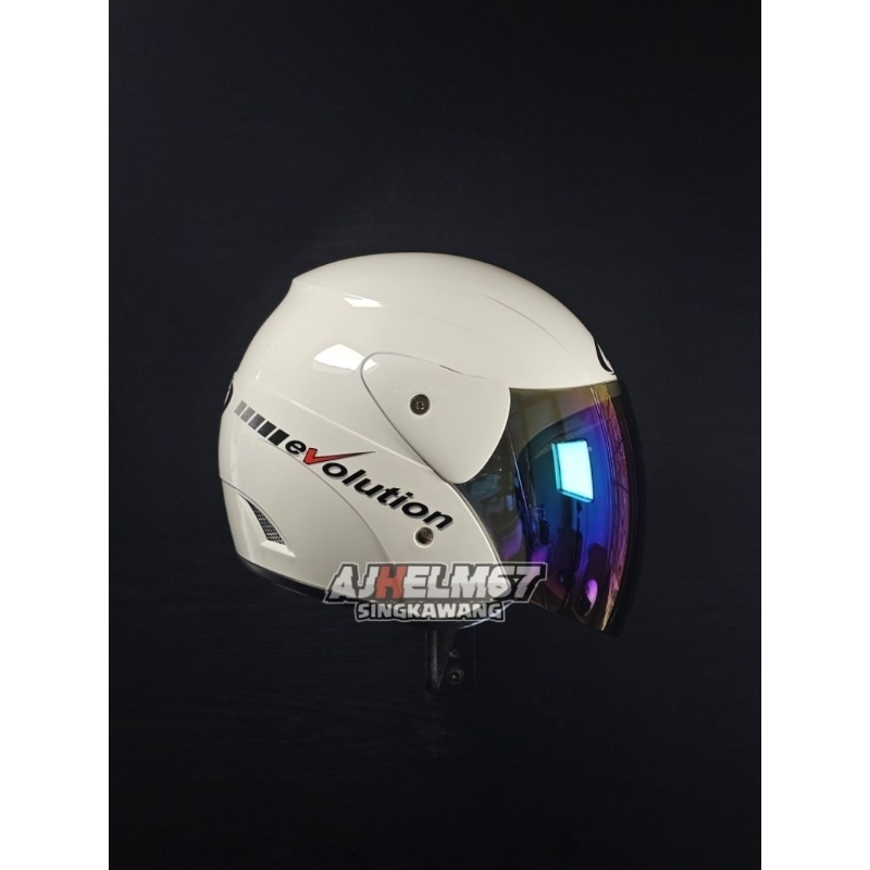 Helm GM EVOLUTION WHITE | GM PUTIH